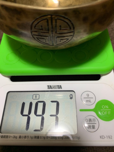 最高峰】フルムーン高級黒金 シンギングボウル 約500g ヨガをやられ 