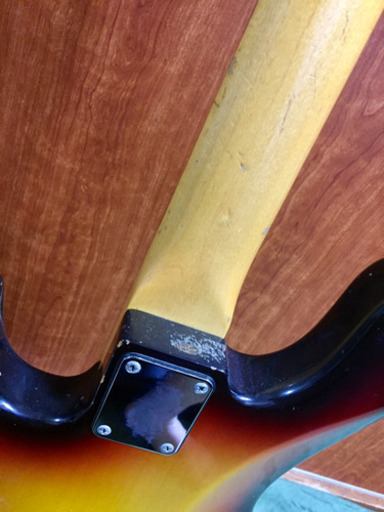 MOMOSE ジャズベース エレキベース 4弦 サンバースト スタックノブ