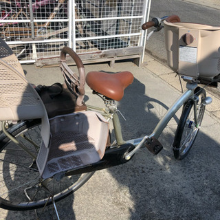 子供乗せ前後付き自転車