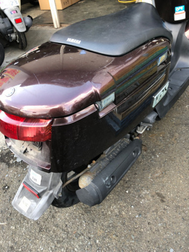 YAMAHA ボックス　実働　最低限の整備点検済み　原付スクーターメットインバイク　50cc 福岡市南区 YAMAHA ボックス 実働確認 OK 福岡市南区 YAMAHA ボックス 実働 最低限