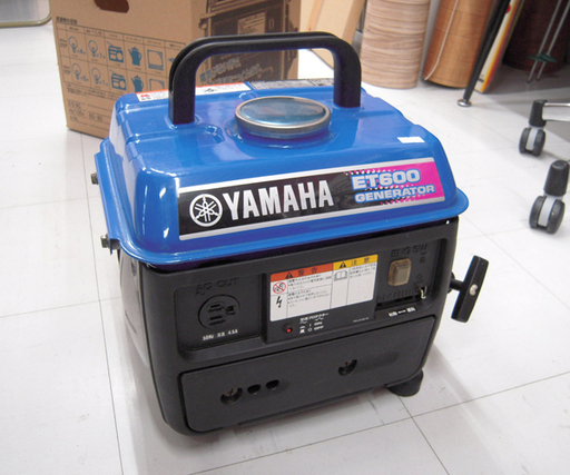 現状品 ヤマハ 2サイクル 発電機 ポータブル発電機  YAMAHA ET600 アウトドア 災害時に