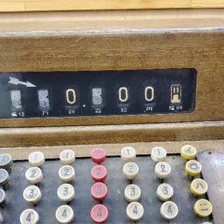 ☆直接歓迎☆ レジスター　レトロ　アンティーク　戦前　当時物　ディスプレイに