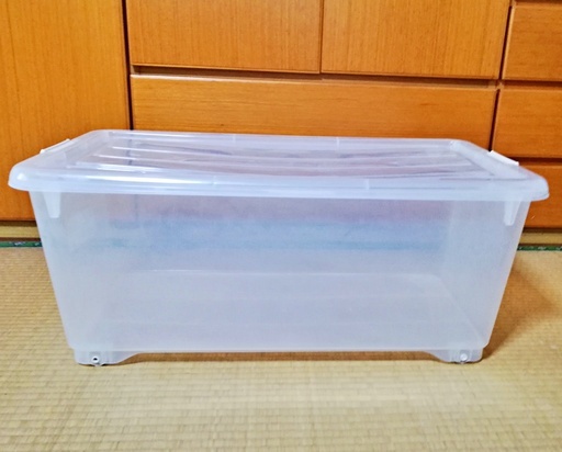 収納ケース収納ボックス透明キャスター付き奥行740 カインズ グラスラ 中央林間の収納家具 収納 ケース の中古あげます 譲ります ジモティーで不用品の処分