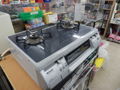 リンナイ 都市ガス グリル付きガステーブル 2011年 RTS-S630VCRS-R 焦げ付き多々有り ペイペイ対応 札幌市西区西野