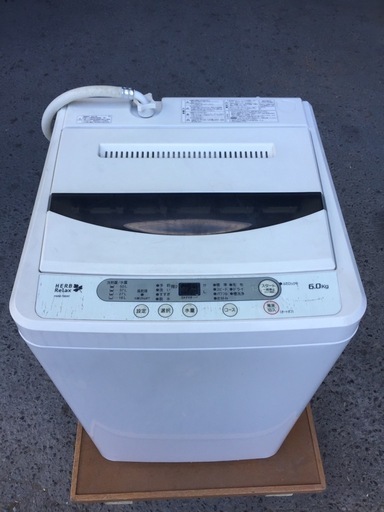 全自動電気洗濯機 ヤマダ電機オリジナル  6.0kg HerbRelax YWM-T60A1 2017年製