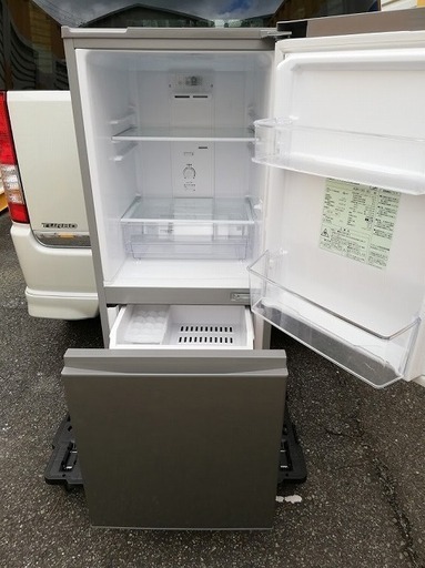 冷蔵庫 126L 2018年 2ドア アクア AQR-13G シルバー系 100Lクラス AQUA 苫小牧西店 冷蔵庫 126L 2018年 2ドア アクア AQR-13G シルバー系 100L