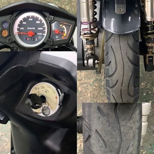 ♪八尾市大竹 BW'S125 SE45 プチ改造車♪ 安心の新品バッテリー♪