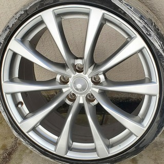 ☆4万円☆19インチ8.5J-19+43 4本V36スカイライン