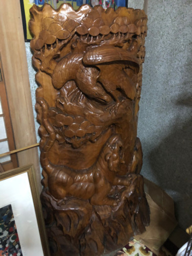 楠木　木彫り