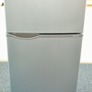 ☆シャープ SHARP SJ-H12Y 118L 2ドアノンフロン冷凍冷蔵庫◆耐熱100℃のトップテーブルの画像