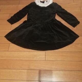 【今日最終】　ベルベットドレス　110cm　イタリア製