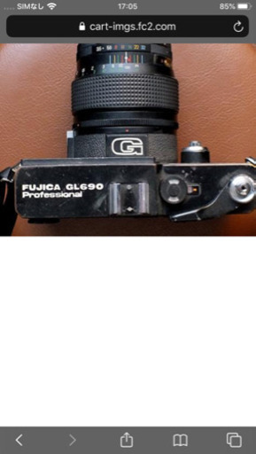 冬バーゲン☆】 中古 FUJICA GL690 Professional レンズ・ストラップ付