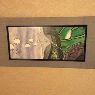 石田良介 剪画 額付き 縦長タイプ