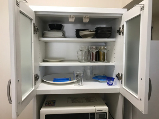 ニトリ　食器棚　キッチンボード付き　レンジボードあり。2/29まで