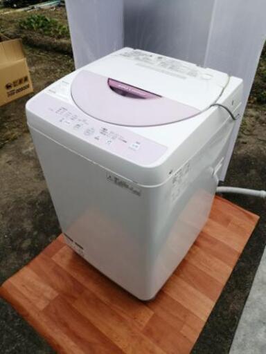 2015年製　シャープ　4.5kg 全自動洗濯機(中古)