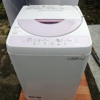 2015年製 シャープ 4.5kg 全自動洗濯機(中古) - 生活家電