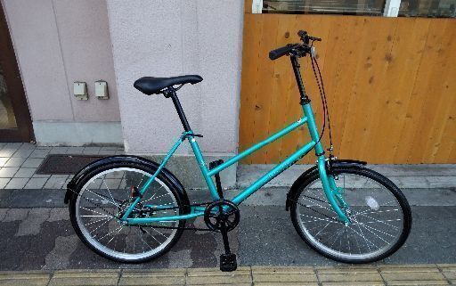 美品☆simple mini bikes RACLETTE 20吋小径車 シングル/グリーンｘブラック
