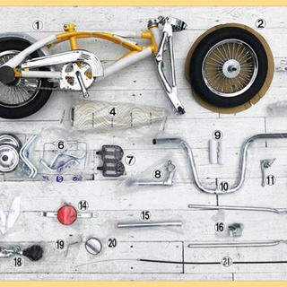 【完売】【新品】子供用ローチャリ LOWチャリ ローライダーチャリ ラスト1台