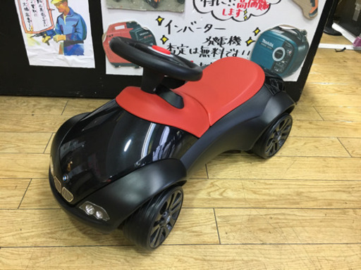 BMW純正 ベビーレーサー2 乗用玩具 ベビーカー キックカー ブラックサファイア