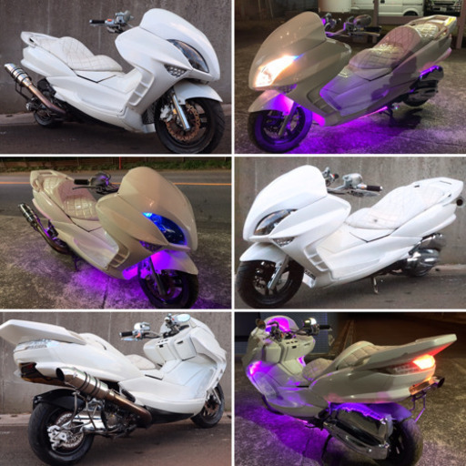 【YAMAHA マジェスティ4D9】スマートキー、プロジェクター純正装備！！