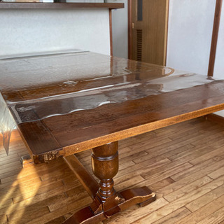 【ジャンク】英国 アンティーク ドローリーフテーブル 伸長式テーブル