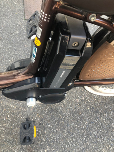 商談中　受け渡し予定決定アンジェリーノ　電動自転車　フロントチャイルドシートつき