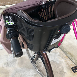 商談中　受け渡し予定決定アンジェリーノ　電動自転車　フロントチャイルドシートつき 商談中 受け渡し予定決定アンジェリーノ 電動自転車 フロント