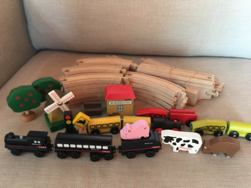 ボーネルンド木の電車セットおもちゃ玩具ikea レールセット ぞぞぞ 鵠沼海岸のおもちゃの中古あげます 譲ります ジモティーで不用品の処分