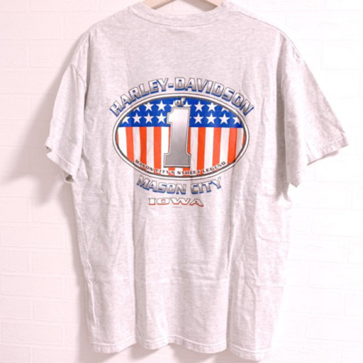 ハーレーダビッドソン 古着 アメリカ製 メンズTシャツ Lサイズ www