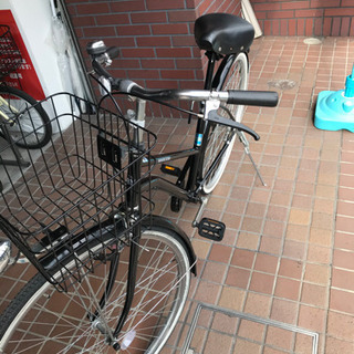 ★美品★27インチ　オシャレな軽快車　ブラック　