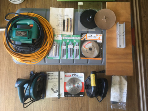 ★★電動工具3点・備品色々・大型ツールBOX付き★★