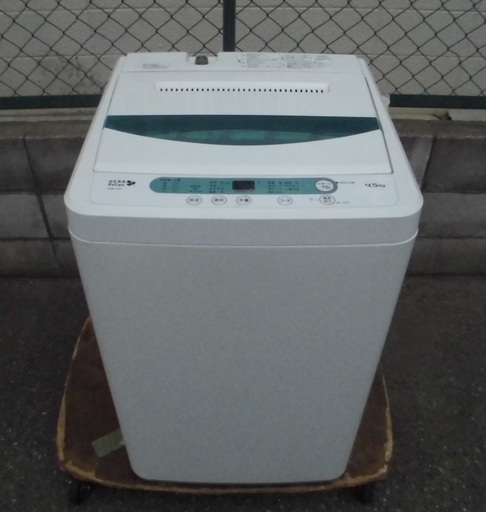 JM6257)ヤマダ電機 全自動洗濯機 YWM-T45A1 2018年製 4.5kg 中古品・動作OK♪ 【取りに来られる方限定】