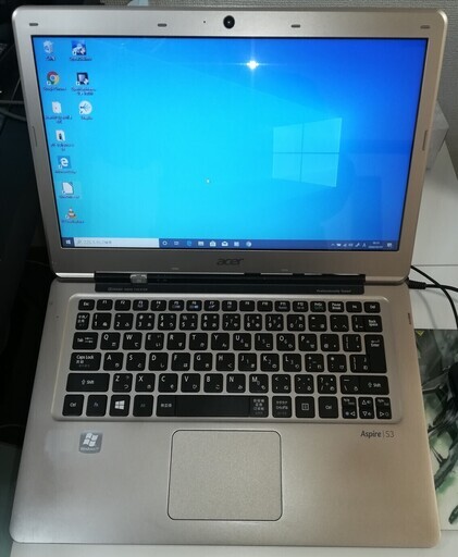 AcerノートパソコンAspire S3 Ultrabook(CPU⇒i5-3317U搭載)、メモリー4GB、 SSD 128GB  訳あり品（へこみと全体に傷有り、バッテリー劣化）