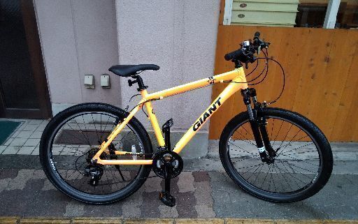 GIANT snap 26吋MTB aluxxアルミ/21speed/Fサス/オレンジ