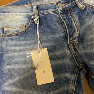 mnml  M68 ミニマル 裾ZIPダメージ加工デニム 30インチ mnml M68 ミニマル 裾ZIPダメージ加工デニム 30インチ