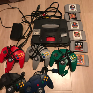 64本体 拡張パック付き ソフト コントローラー4個付き やぎひ 大阪のテレビゲーム Nintendo64 の中古あげます 譲ります ジモティーで不用品の処分