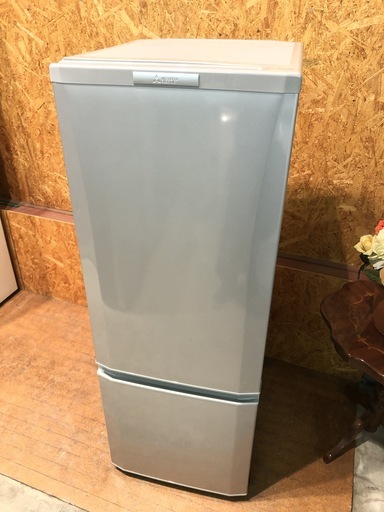 【管理KRR137】MITSUBISHI 2014年 MR-P17Y 168L 2ドア冷凍冷蔵庫