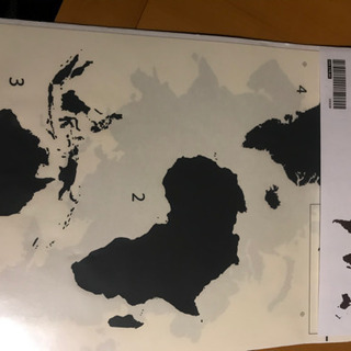 世界地図　ウォールステッカー  klatta IKEA