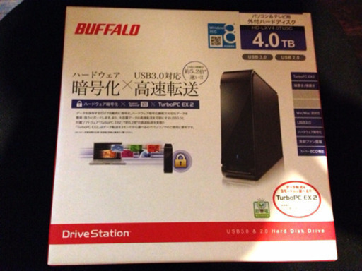 外付け HDD バッファロー HD-LXV4.0TU3C [4TB]新品未開封