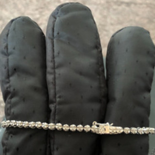 鑑定書付‼️天然ダイヤモンドテニスブレスレット