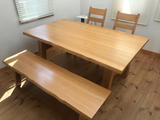 東京インテリア ダイニングテーブル 4点セット 天然木 | mayberrydental.ie