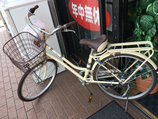 極美品 Asahi購入 Fiona 24インチ自転車 6段変速ギア