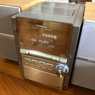 Panasonic  CD、MD、カセットコンポ