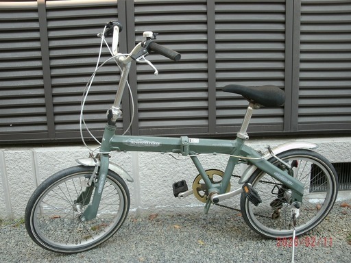 軽量アルミ折り畳み自転車CARIBOU LIGHT (カリブライト) シマノ6段  