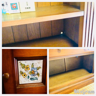 【定価100万円以上!?】ウォールナット材　アンティーク家具　