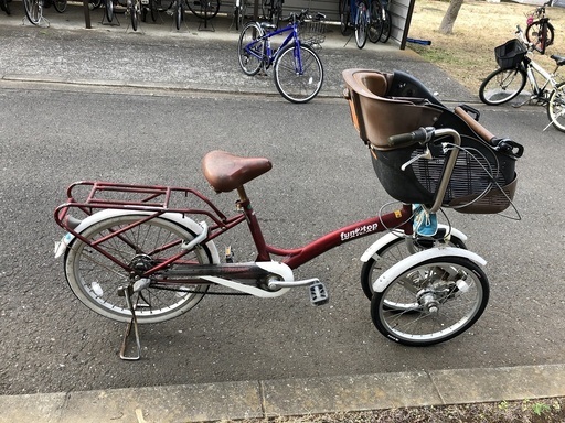 fun2top 三輪車 (azuma) 田無の三輪車の中古あげます・譲ります 