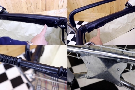 両ハンドル型ベビーカー スワン S-20 深底型ハンモック 【公式通販】
