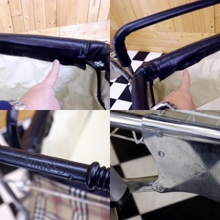 両ハンドル型ベビーカー スワン S-20 深底型ハンモック