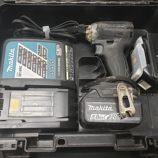 【中古】マキタ　インパクト　ドライバー　TD148DRTXB　18V　5.0Ah　フルセット