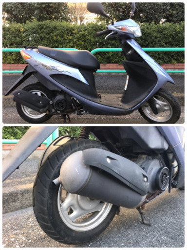 美品】バイク 原付 スズキ V50G 水色 4st 福岡発原付スズキ4スト